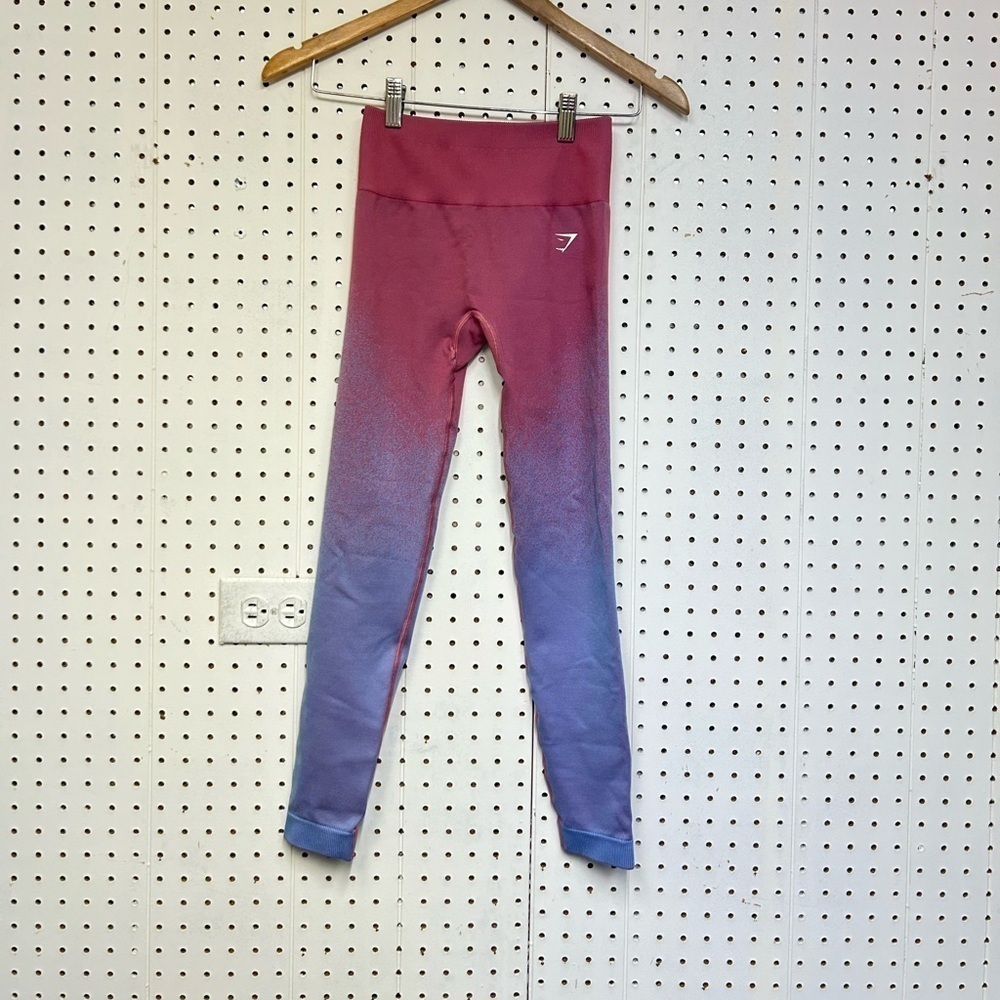Gymshark Ombre  Pink and Blue Leggings